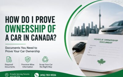 How do I prove ownership of a car in Canada?