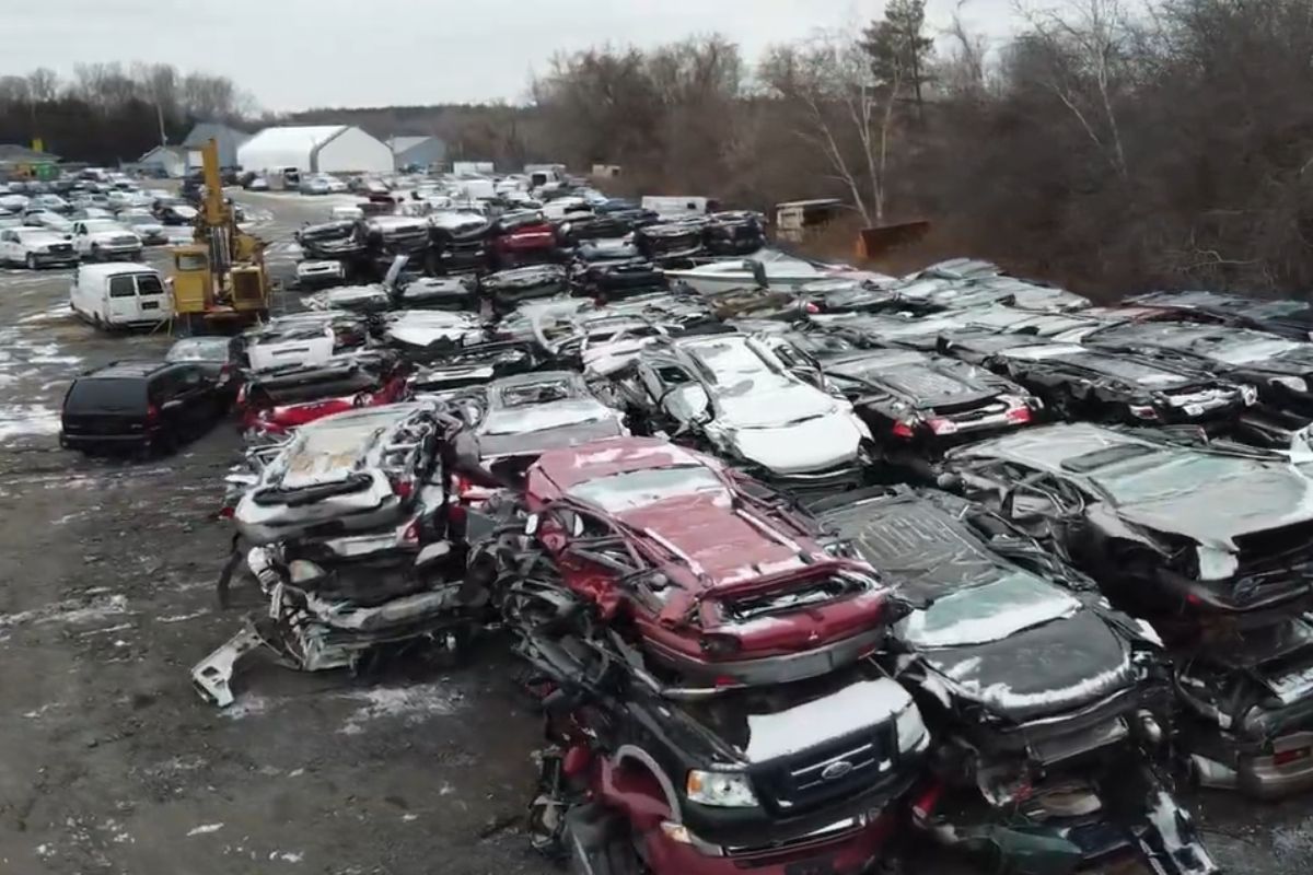 scrap car removal service – cars crushed in a scrapyards scrap car removal service - cars crushed in a scrapyards