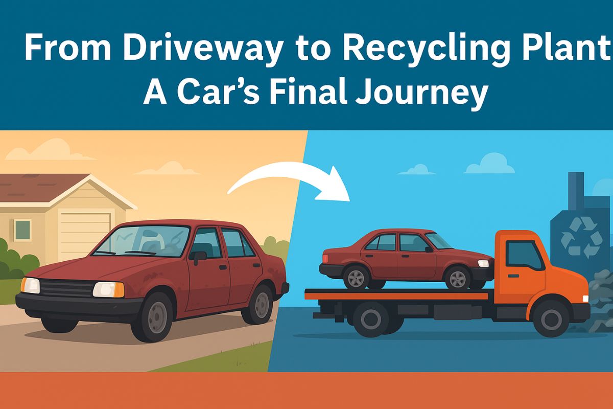 From Driveway to Recycling Plant Your Car’s Final Journey From Driveway to Recycling Plant Your Car’s Final Journey