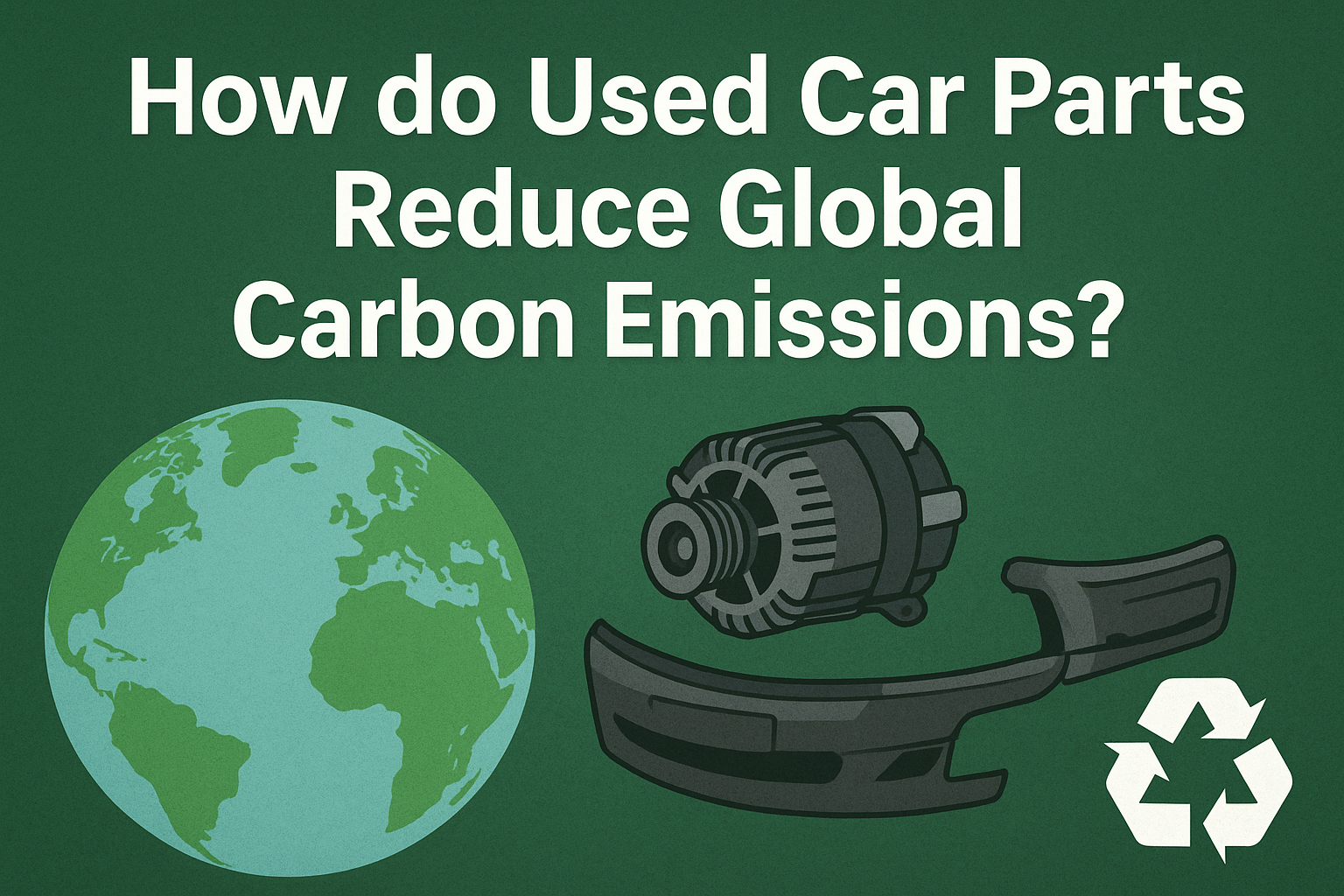 Used Car Parts - Reducing Global Carbon Emissions