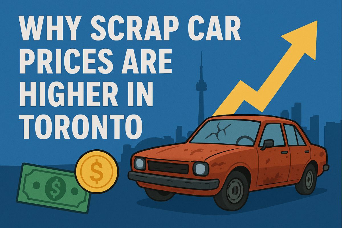 Why Scrap Car Prices Are Higher in Toronto Compared to Other Ontario Cities