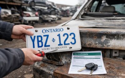 Do You Need to Remove License Plates Before Scrapping a Car in Ontario?