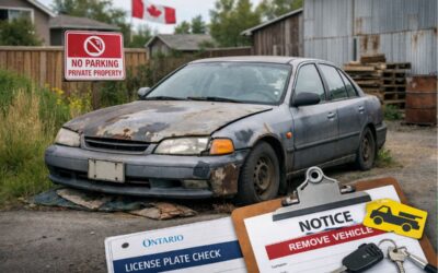 What to Do If a Car Is Sitting on Your Private Property in Ontario
