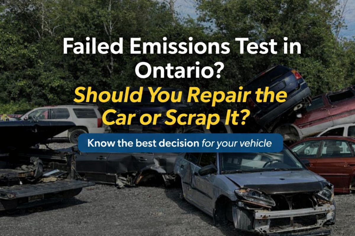 Failed Emissions Test in Ontario Should You Repair the Car or Scrap It